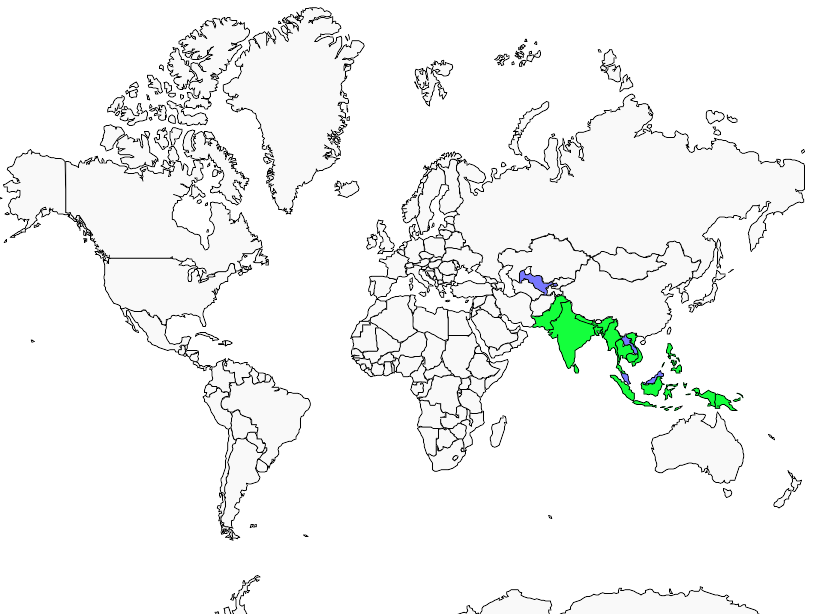 Distribution anhinga.roux