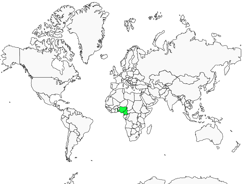 Distribution cameroon.greenbul