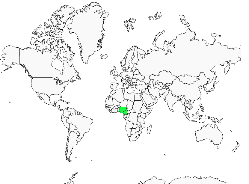 Distribution cameroon.olive-greenbul
