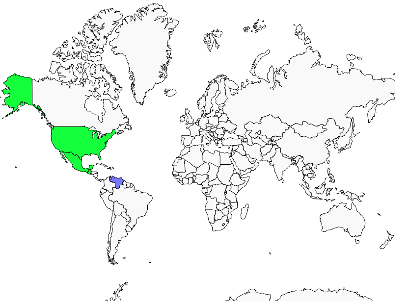 Distribution mexican.yellow.grosbeak