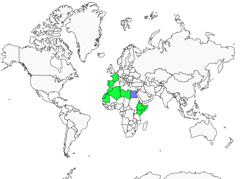 Distribution cochevis.de.thekla