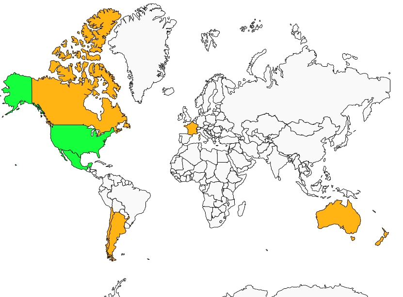 Distribution colin.de.californie
