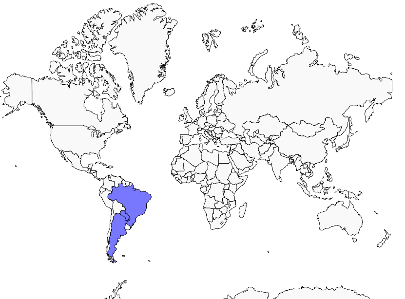 Distribution purple-winged.ground.dove