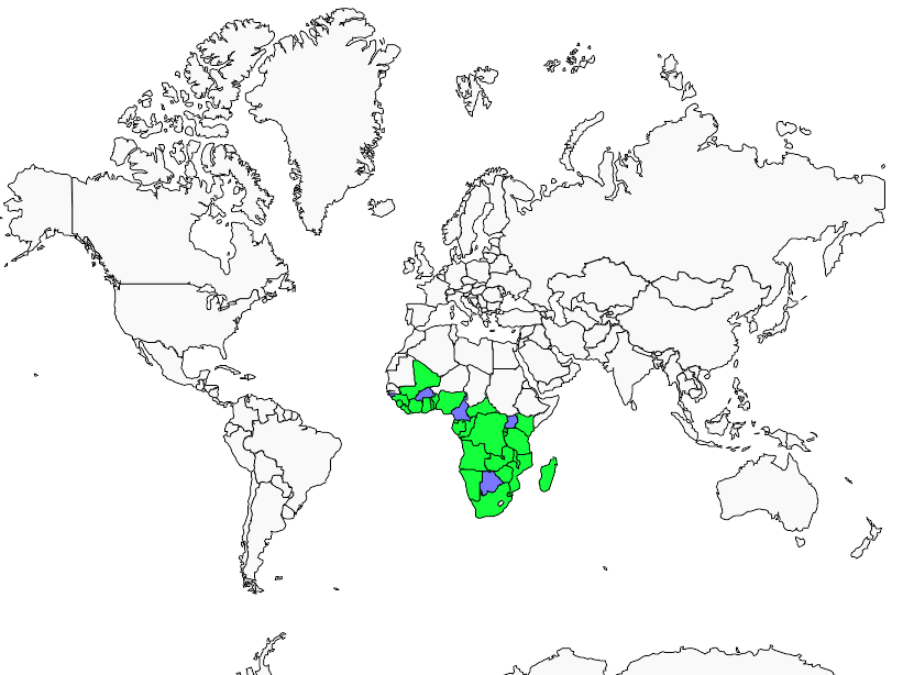 Distribution thick-billed.cuckoo