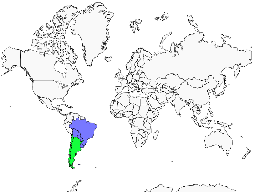 Distribution common.diuca-finch