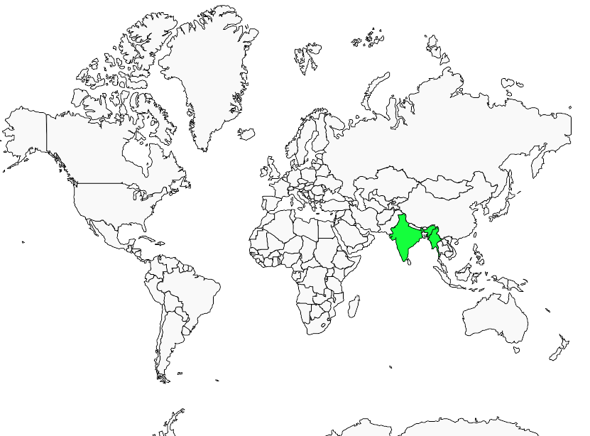 Distribution andaman.drongo