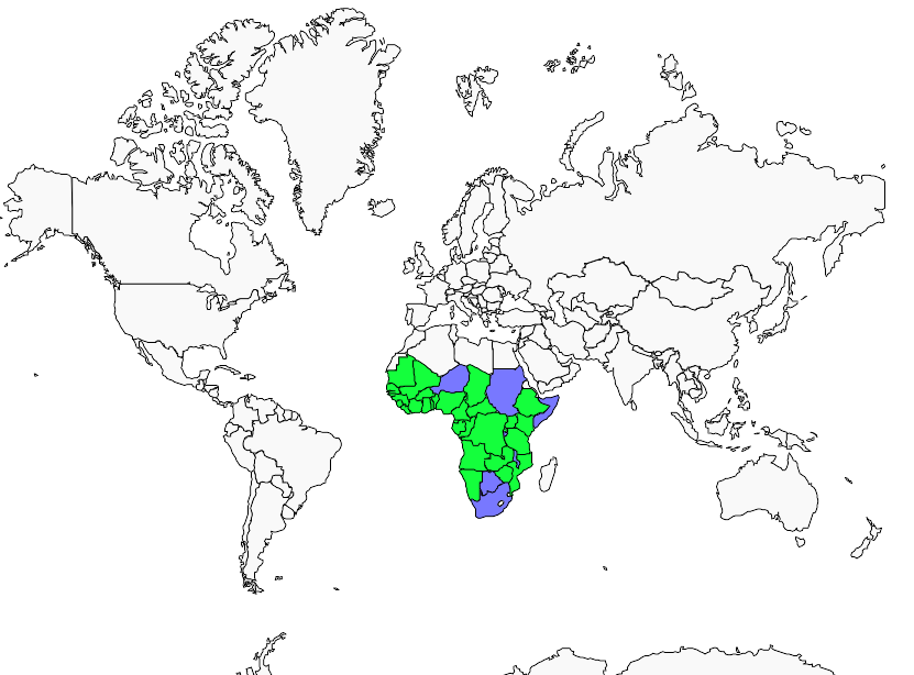 Distribution african.hobby