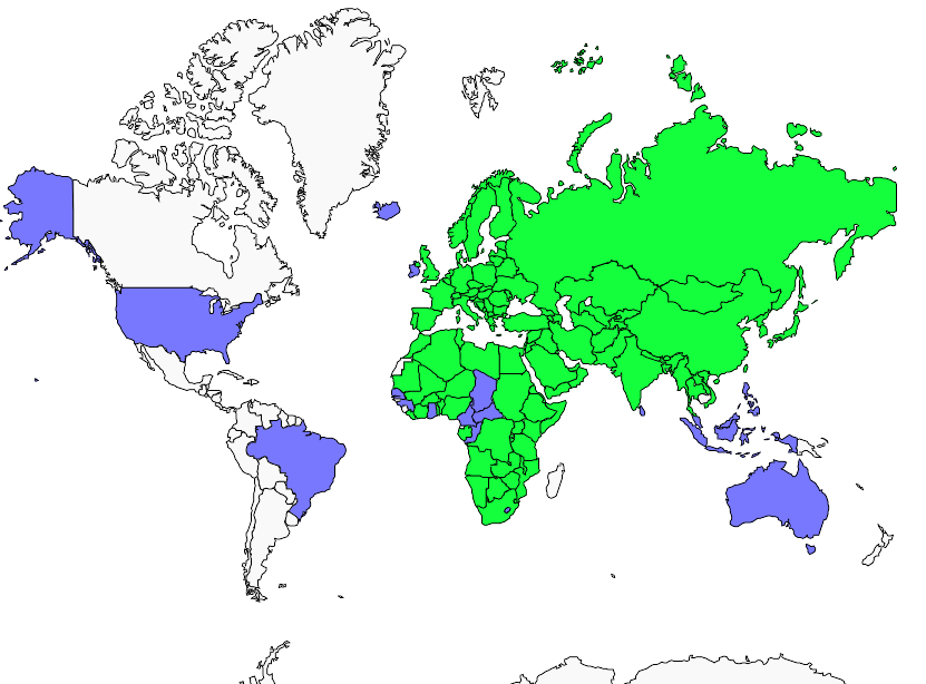 Distribution eurasian.hobby