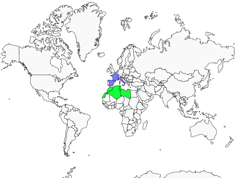Distribution tristram.s.warbler