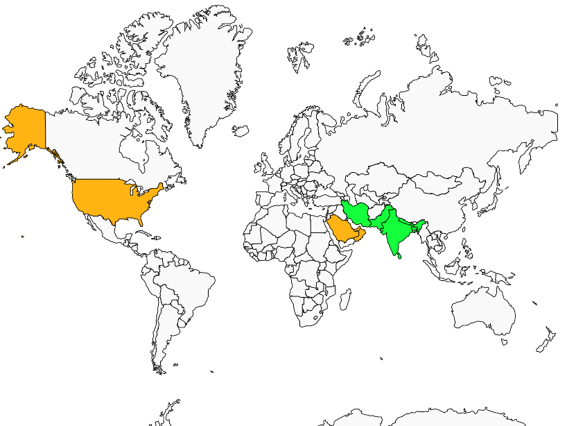 Distribution francolin.gris