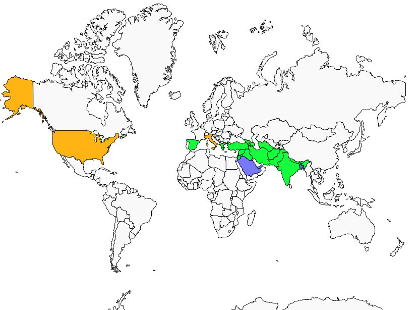Distribution black.francolin