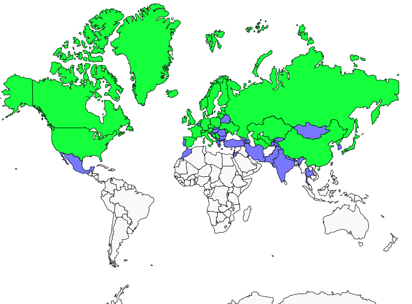 Distribution harelde.boreale