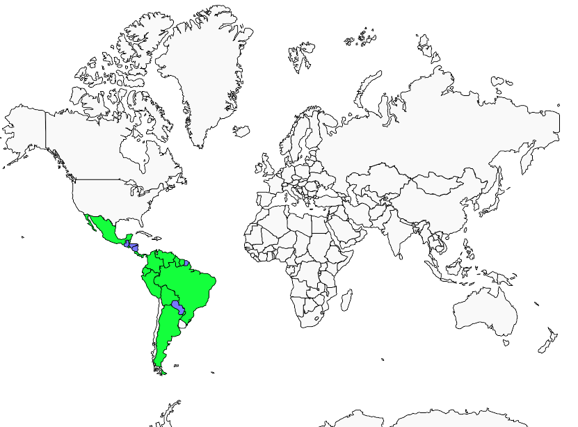 Distribution harpy.eagle