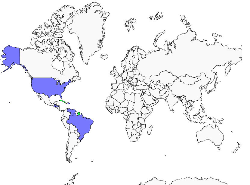 Distribution hirondelle.de.cuba