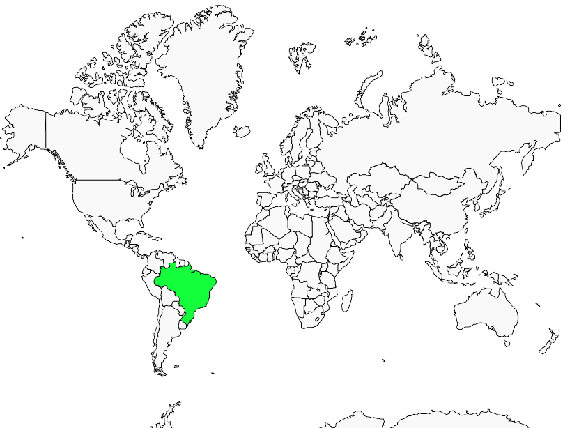 Distribution jacamar.tridactyle