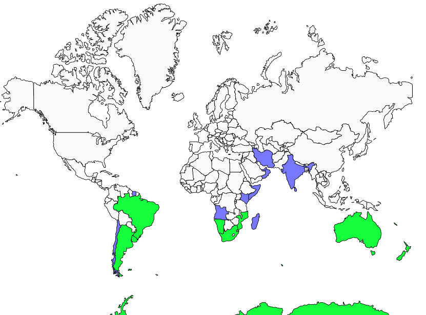Distribution labbe.antarctique