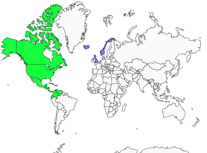 Distribution acadian.flycatcher
