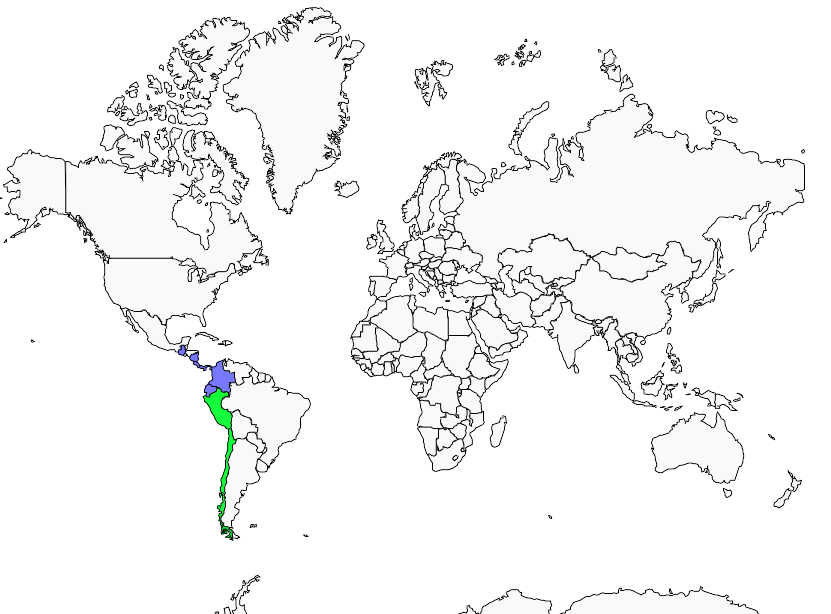 Distribution oceanite.de.markham