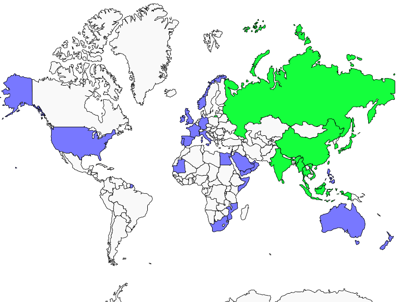 Distribution oceanite.de.swinhoe