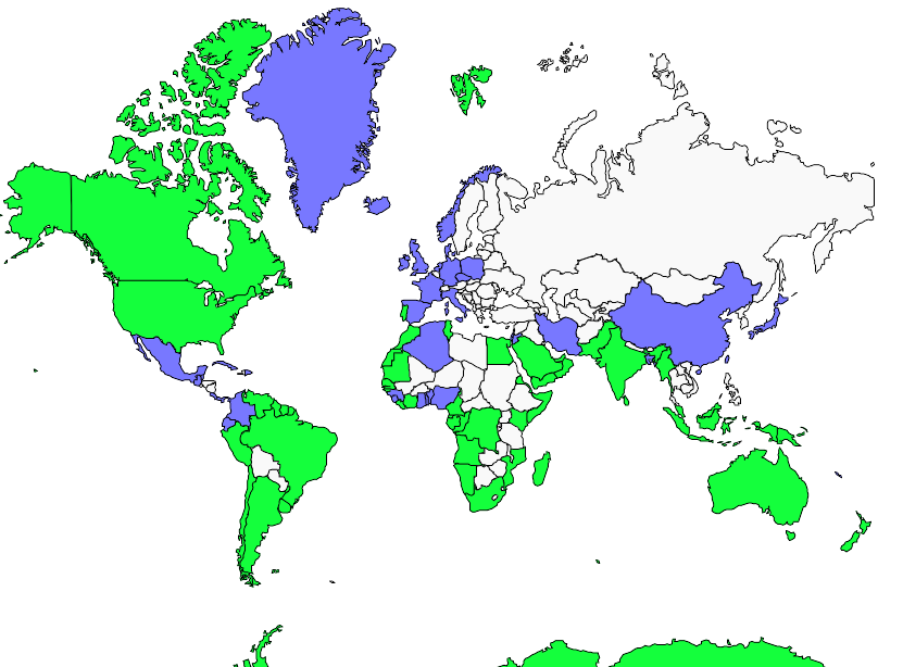 Distribution oceanite.de.wilson
