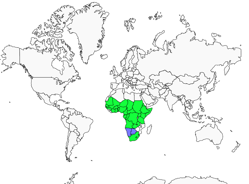 Distribution outarde.du.senegal