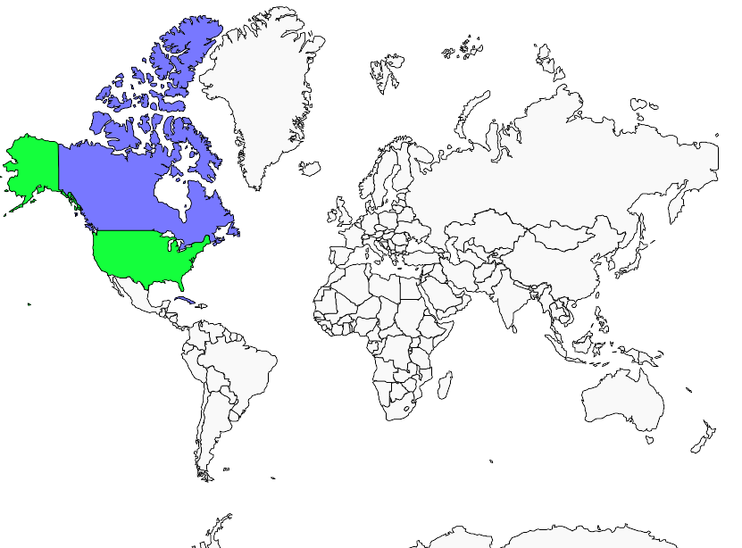 Distribution paruline.de.kirtland