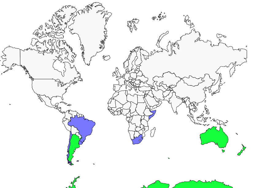 Distribution petrel.de.kerguelen