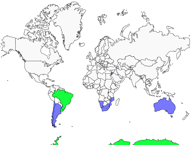 Distribution atlantic.petrel
