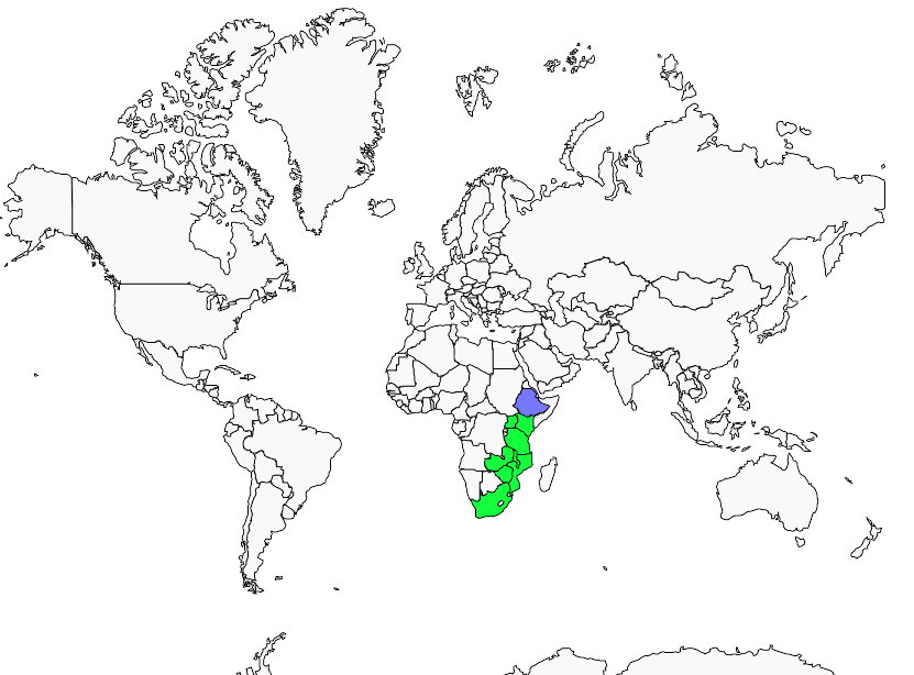 Distribution eastern.bronze-naped.pigeon