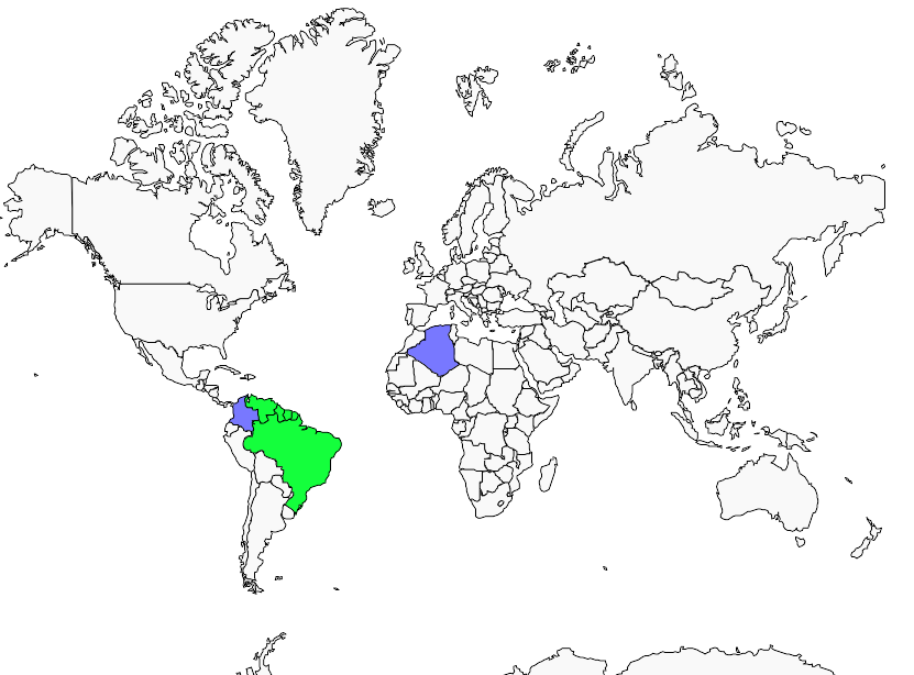 Distribution dusky.parrot