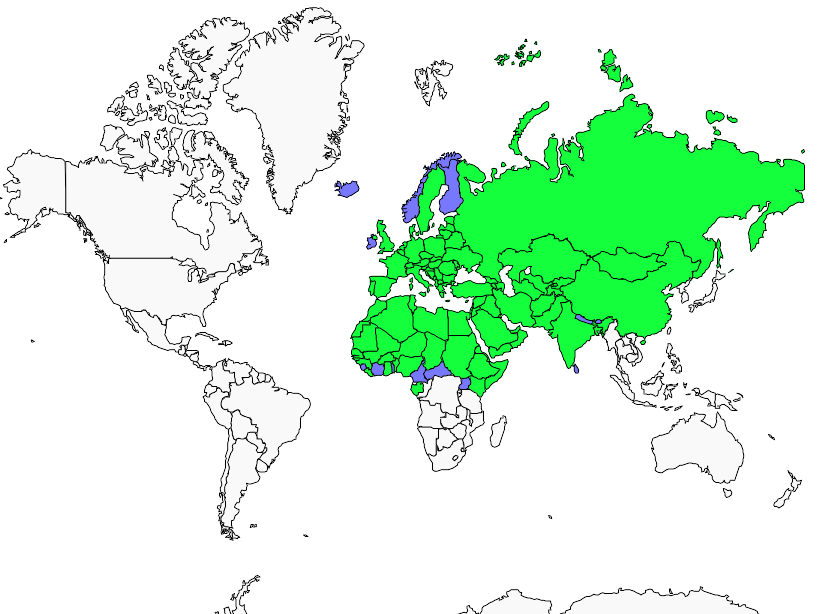 Distribution pipit.rousseline