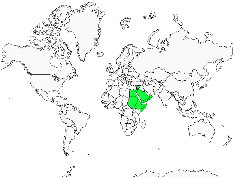 Distribution prinia.gracile