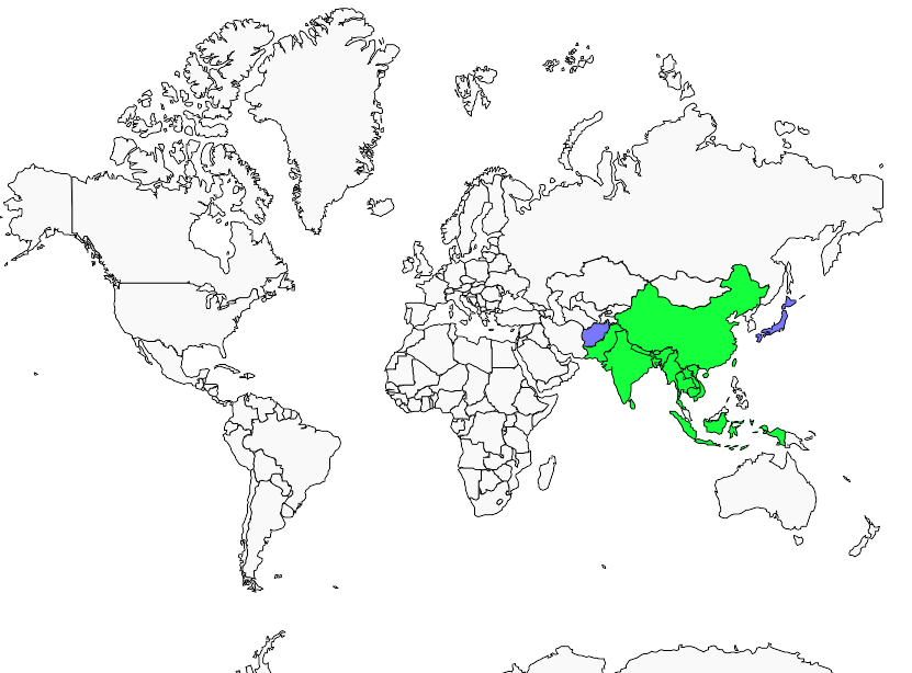 Distribution prinia.simple