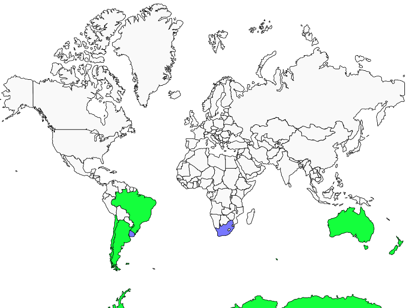 Distribution blue.petrel