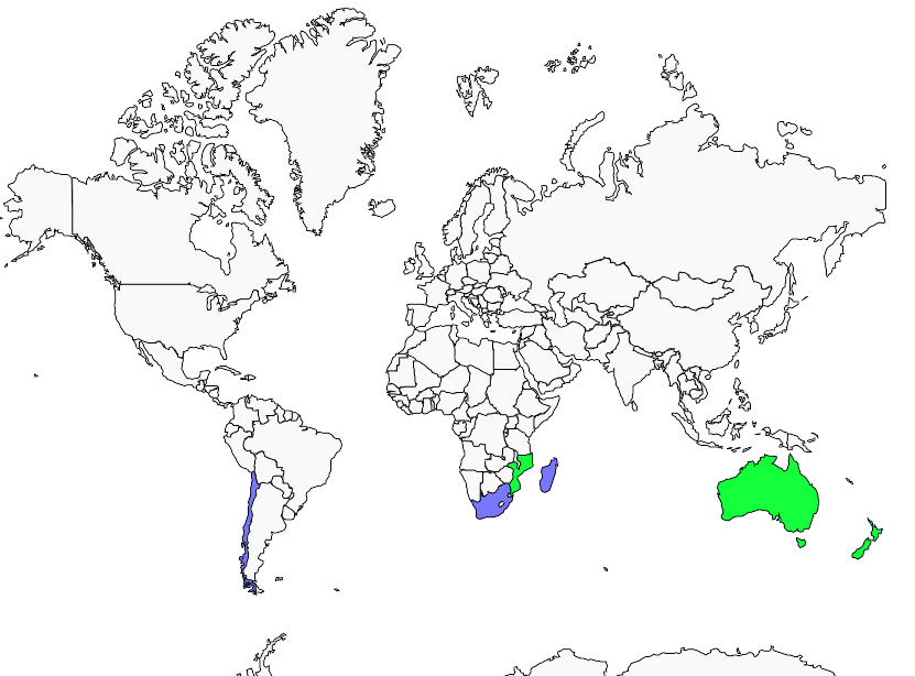 Distribution prion.de.salvin