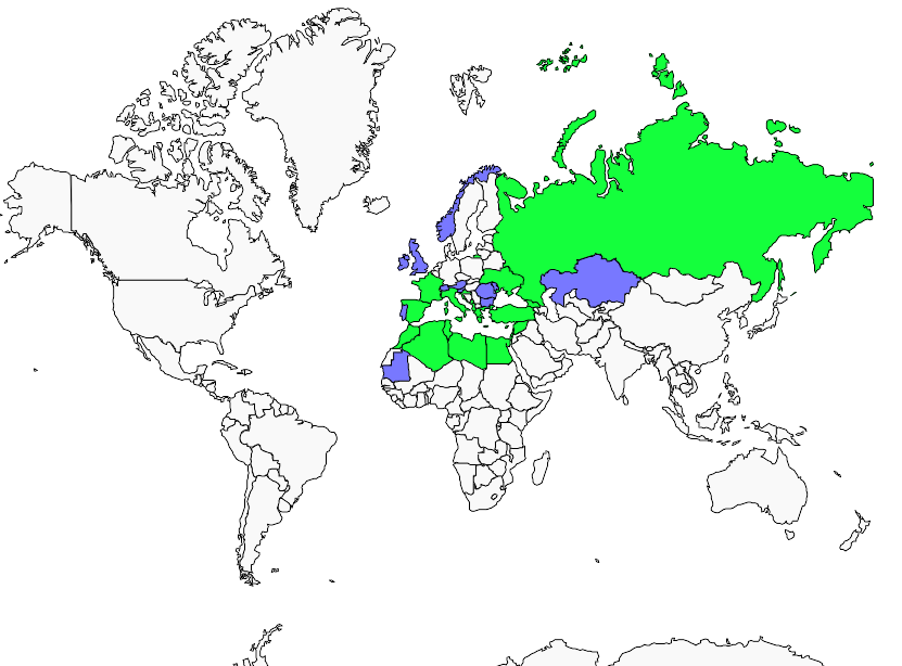 Distribution puffin.yelkouan