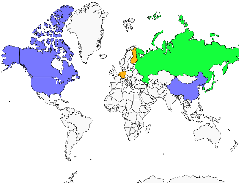 Distribution pygargue.de.steller