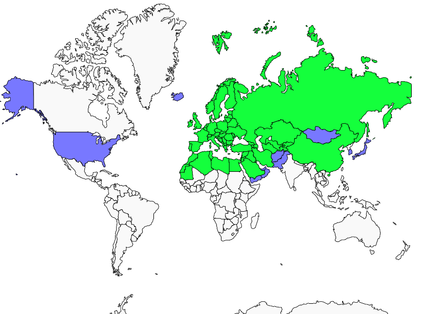 Distribution european.robin