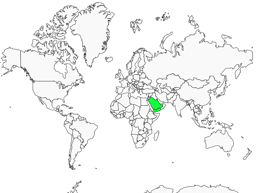 Distribution serin.d.arabie