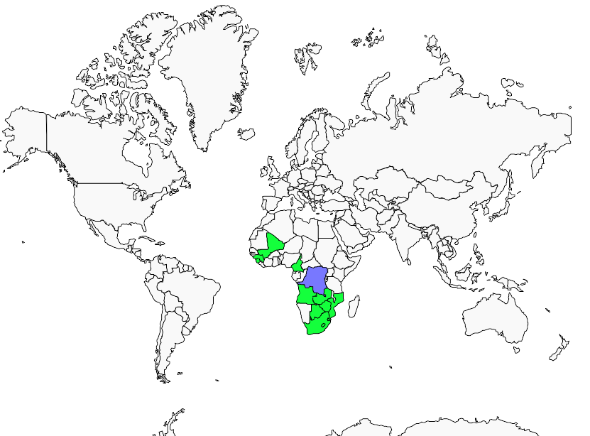 Distribution streaky-headed.seedeater