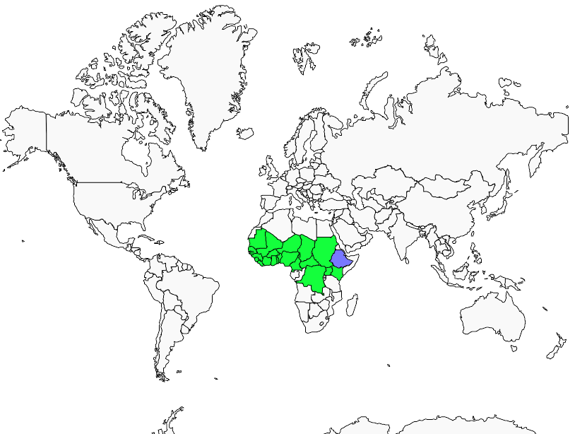 Distribution souimanga.pygmee