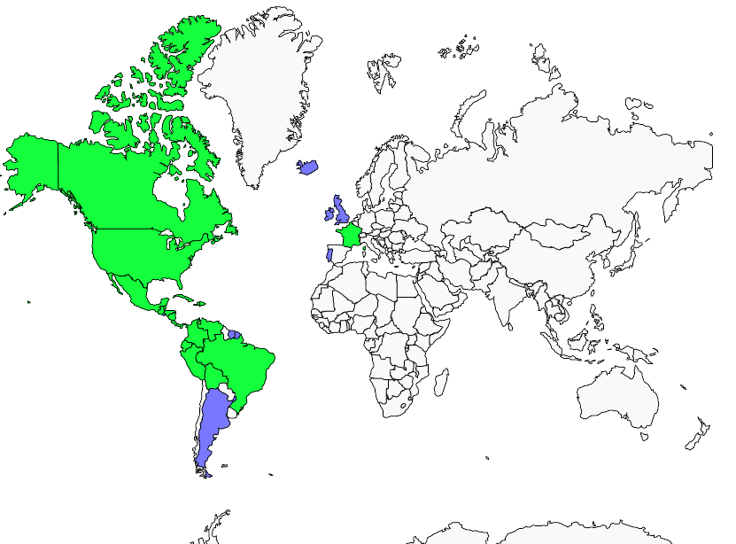 Distribution tangara.ecarlate