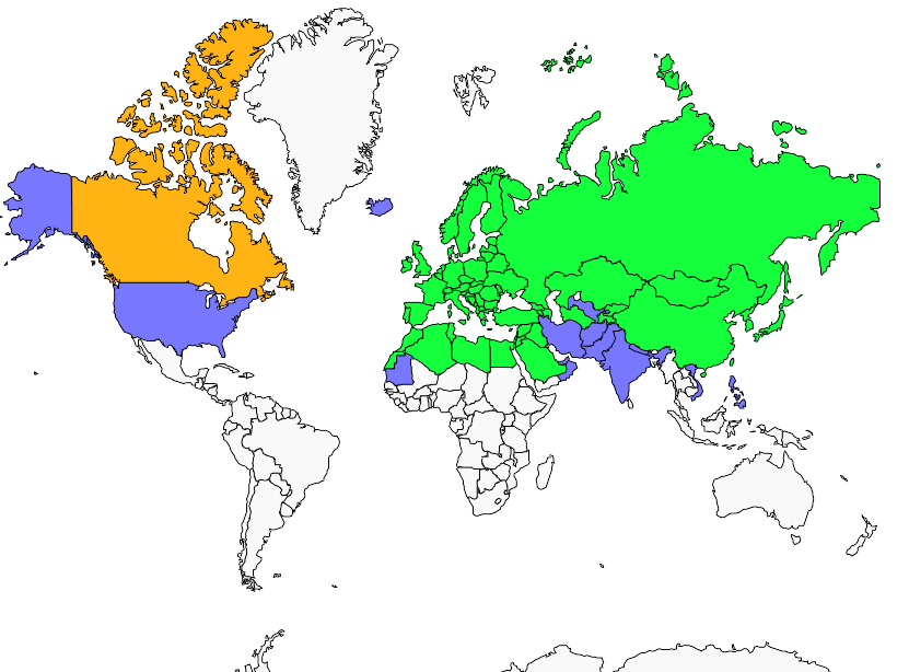 Distribution siskin