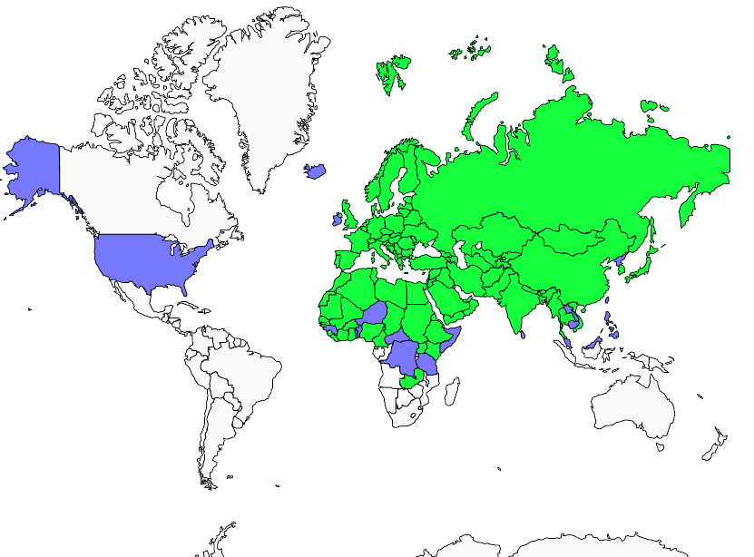Distribution eurasian.wryneck