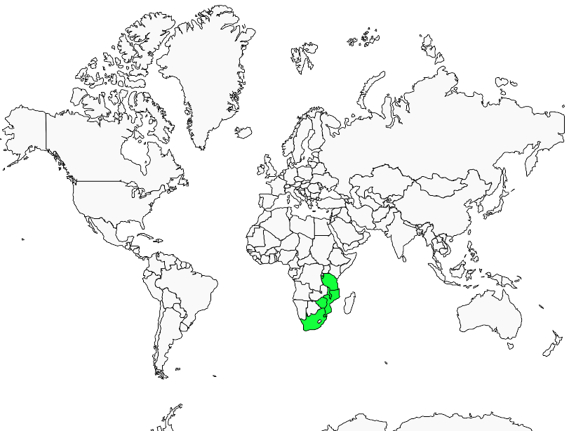 Distribution touraco.de.livingstone