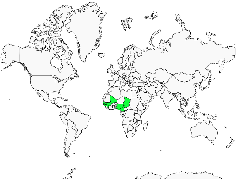Distribution adamawa.turtle-dove