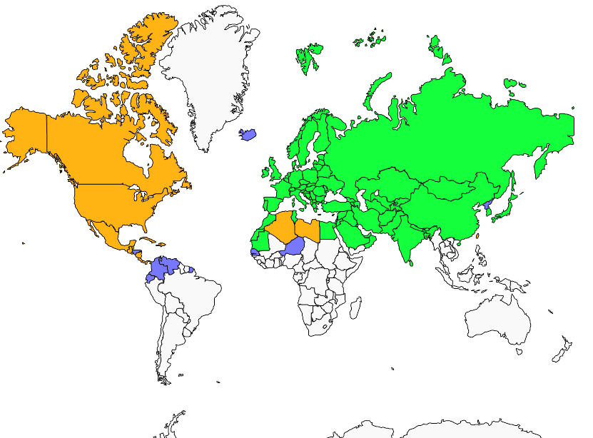 Distribution eurasian.collared.dove