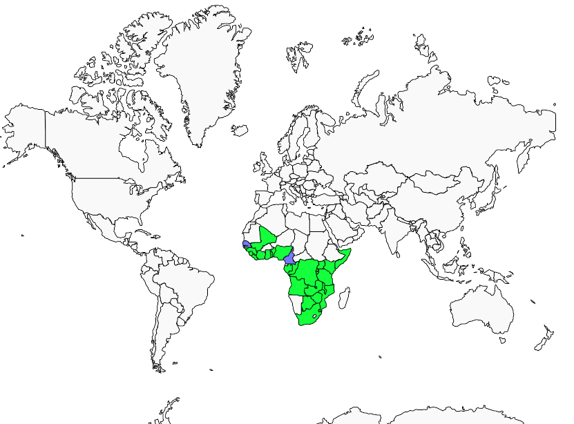 Distribution senegal.lapwing