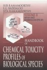 Handbook of Chemical Toxicity Profiles of Biological Species: Avian and Mammalian Species