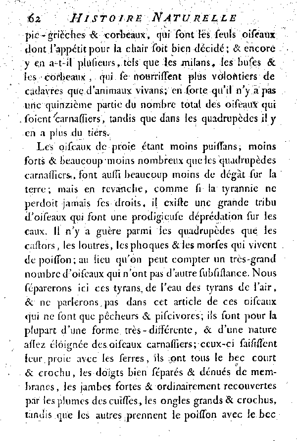 Les Oiseaux de proie.